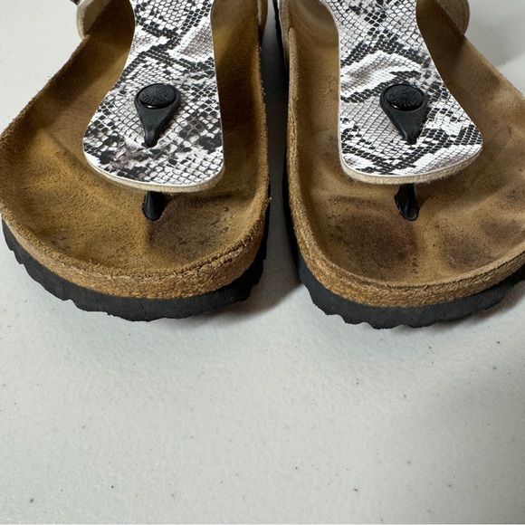 Papillio Birkenstock Snake Print Sandals Comfort Summer Shoes Size 41 - Picture 5 of 16
